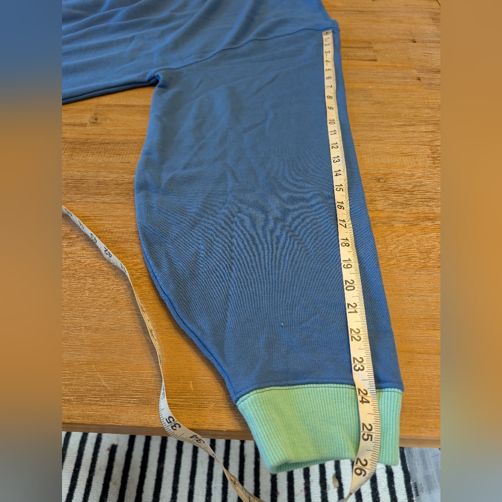 Free People Blue Crew Neck Sweater - Picture 9 of 12